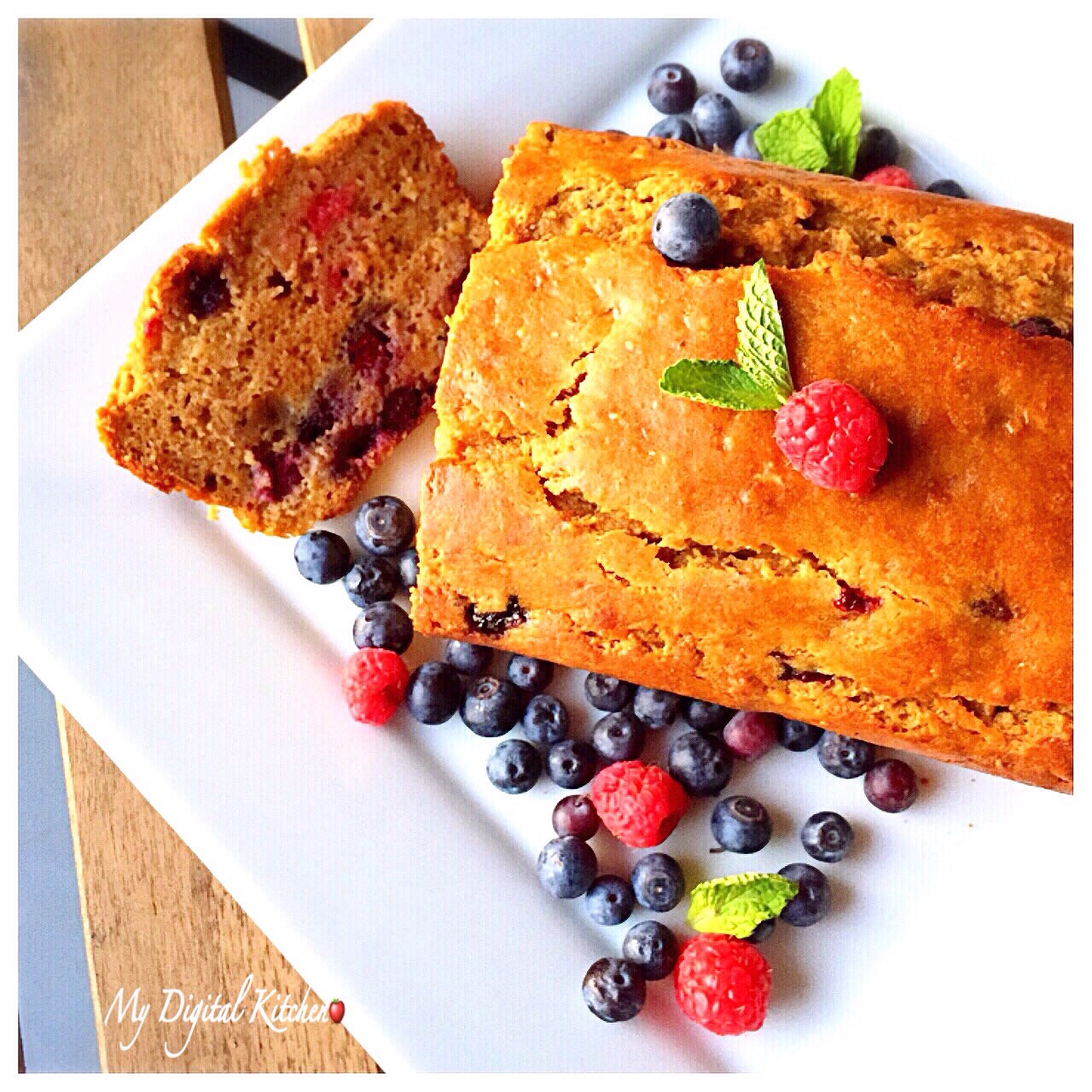 BLUEBERRY GREEK YOGURT BANANA BREAD My Digital Kitchen