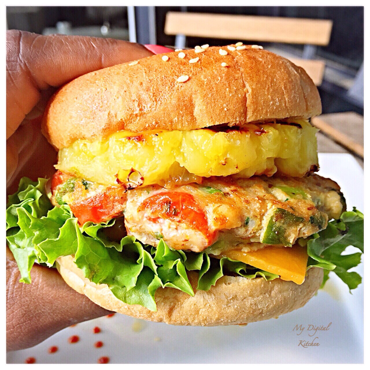 GRILLED PINEAPPLE AND SPICY SHRIMP BURGERS My Digital Kitchen