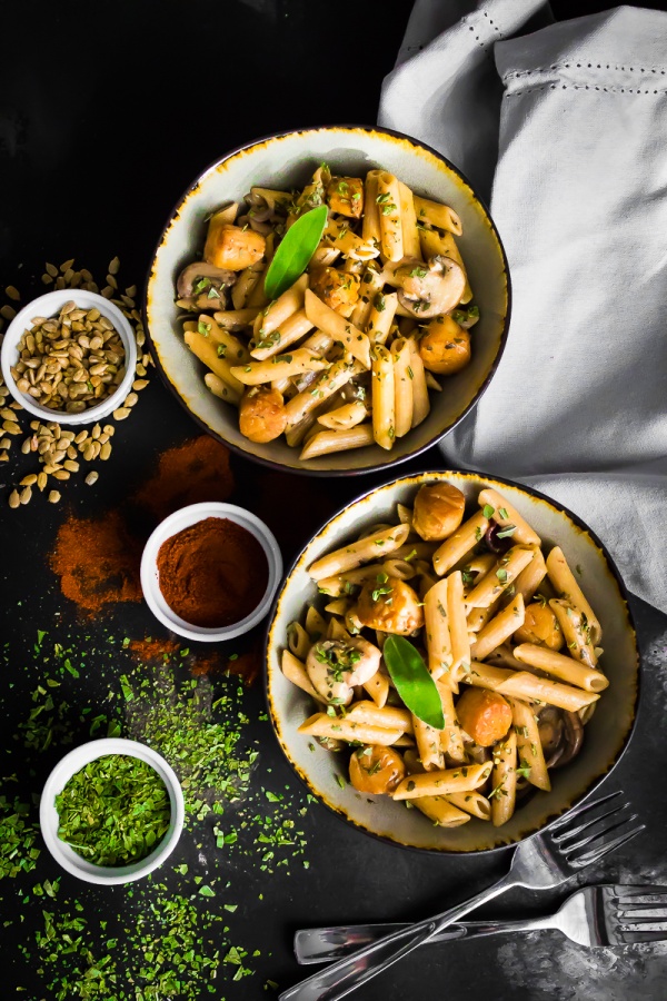 SAGE MUSHROOM SCALLOP PENNE My Digital Kitchen