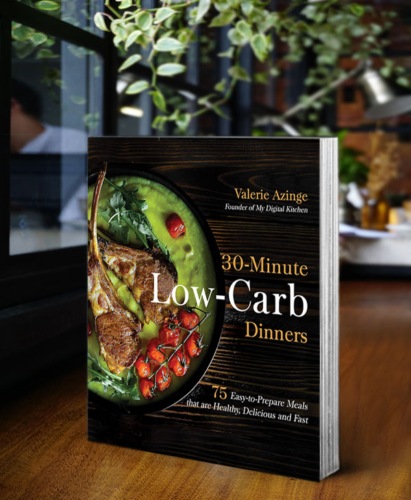 30-minute low-carb dinners book cover